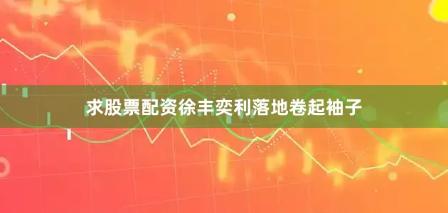 求股票配资徐丰奕利落地卷起袖子